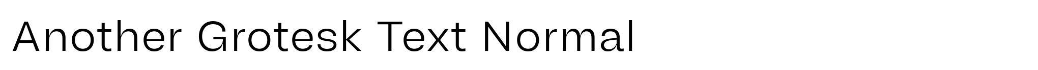 Another Grotesk Text Normal image